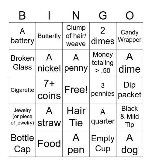 Walking BINGO Card