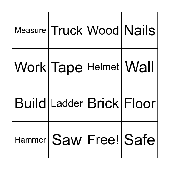 Veterinarian Bingo Card