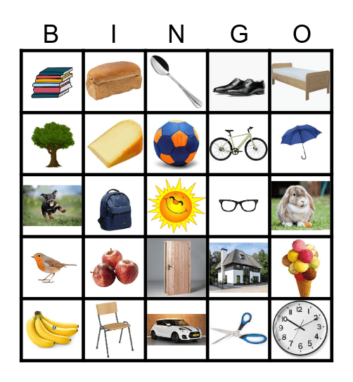 Taalcafe zomer Bingo Card