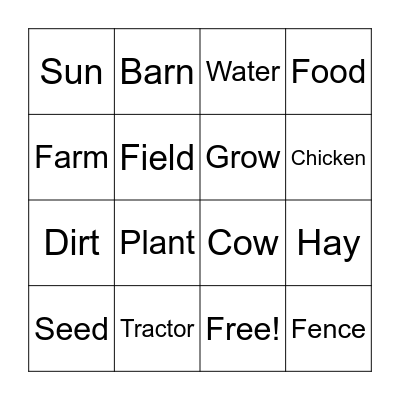 Veterinarian Bingo Card