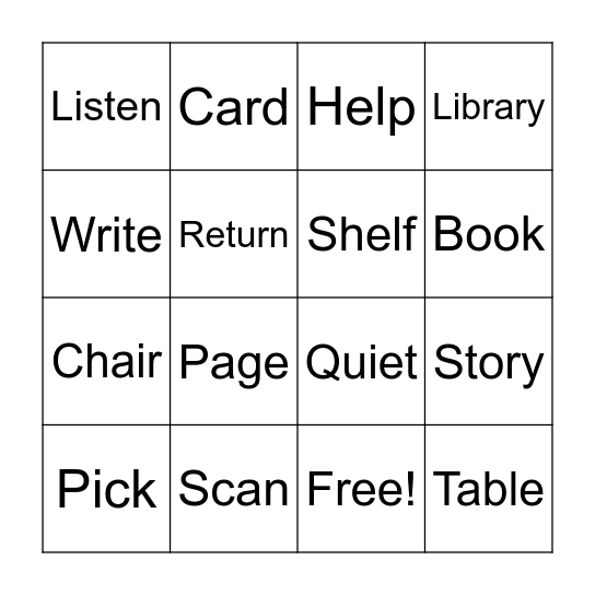 Veterinarian Bingo Card