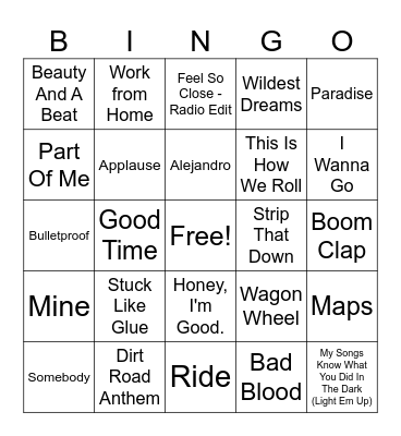 29MB Round 2 Bingo Card
