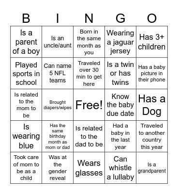 Find the person who Bingo Card
