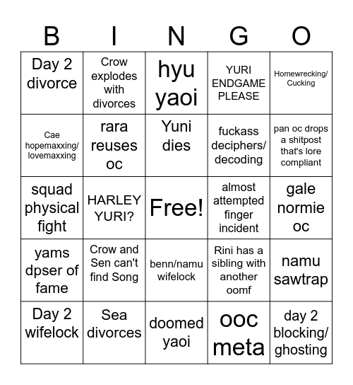 LELI BINGO Card