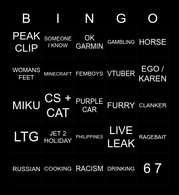 EASY BINGOS 2/8 Bingo Card