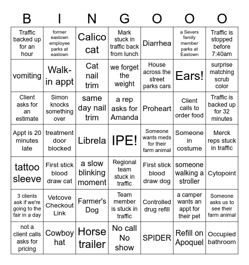 IOWA STATE FAIR 2025 Bingo Card