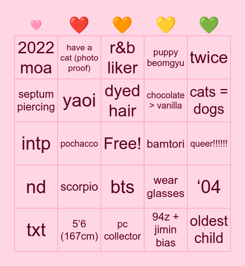 ANNIE BINGO! Bingo Card