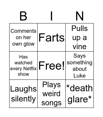 Brooklyn Henry Bingo Card