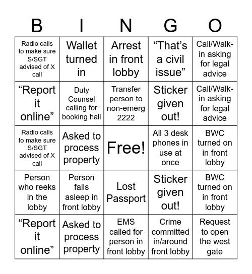 SDO 2025-08-07 Bingo Card