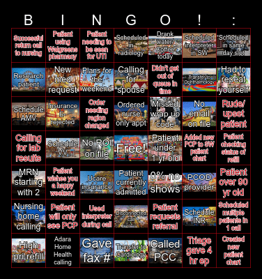 Bingo 8/8/2025 Bingo Card