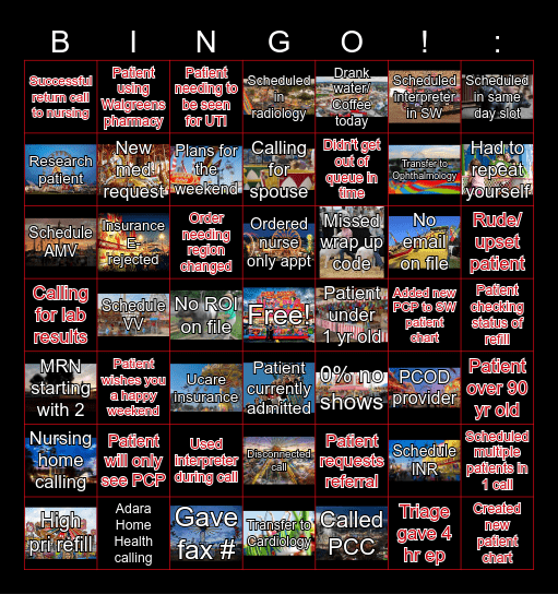 Bingo 8/8/2025 Bingo Card