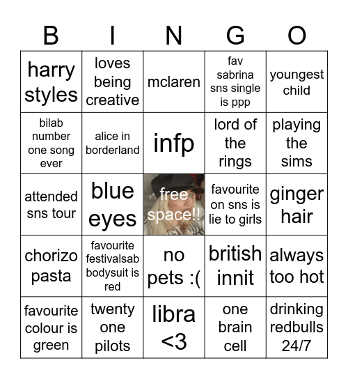 layla bingo! Bingo Card