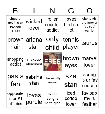 lyee/mymanonwillpowr Bingo Card