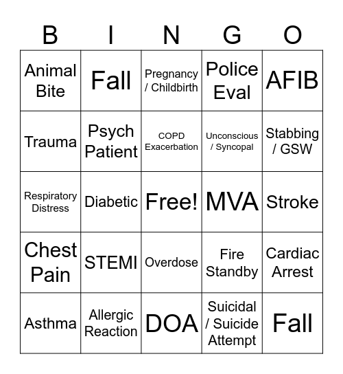 Code BS Bingo Card