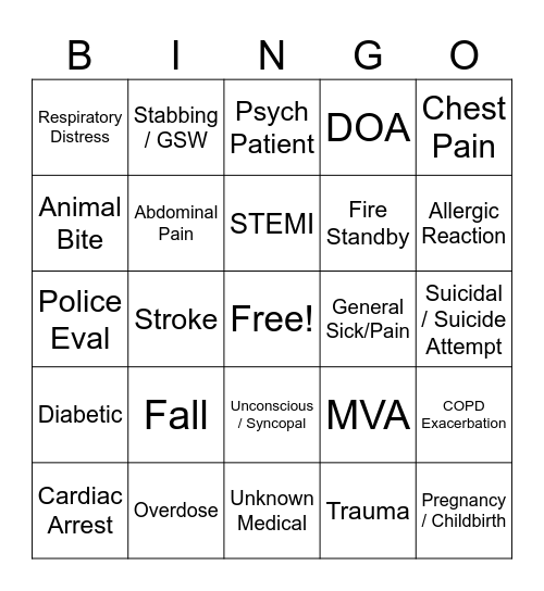 Code BS Bingo Card