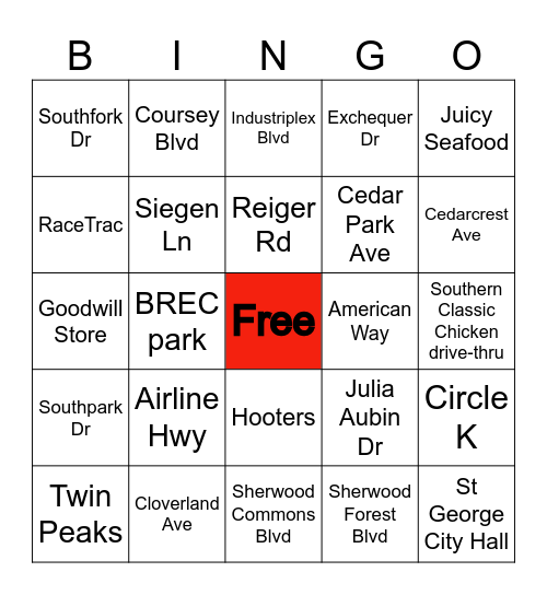 Whore Wheeler Bingo Card
