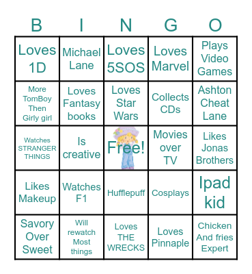 Heather's Bingo Card