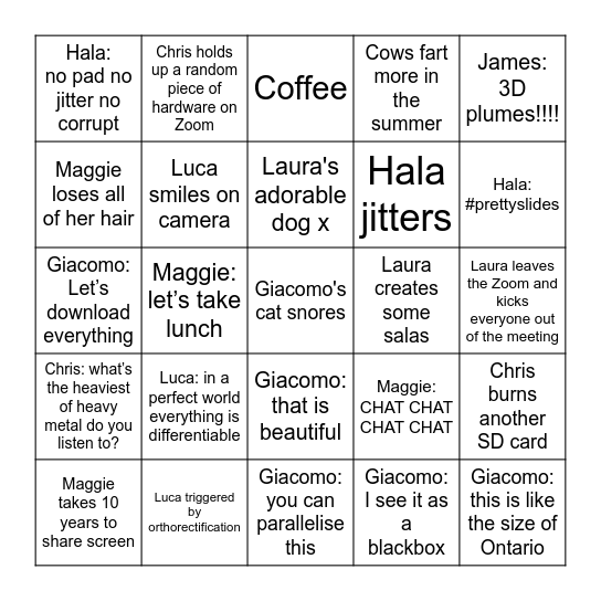 STARCOP 2.0 BINGO 2.0 Bingo Card
