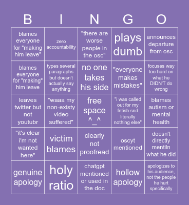 apoy google doc bingo Card
