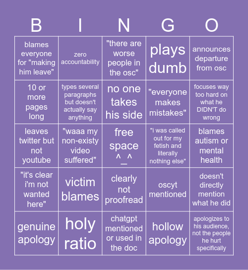apoy google doc bingo Card