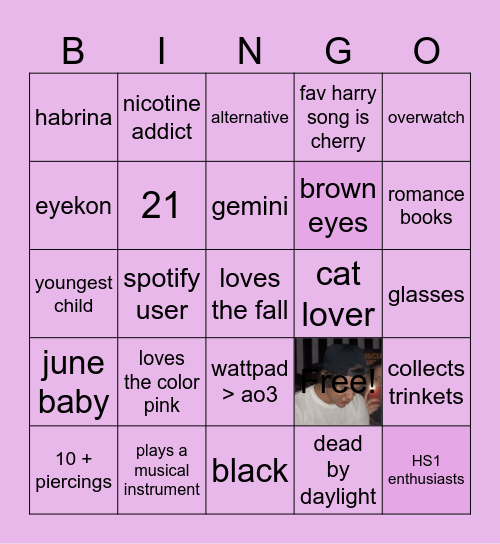 cherrytruther bingo Card