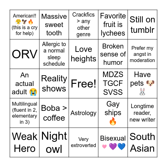 DrDoofnshmirtz’s Evil Bingo Card