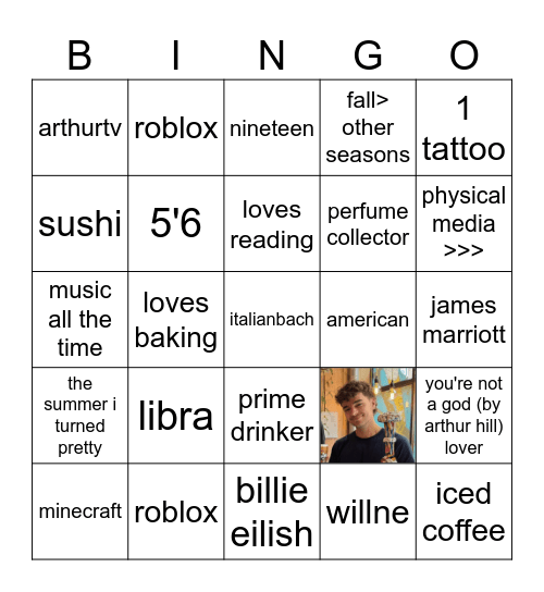 Cay's Bingo Card