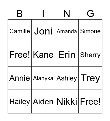 SPRING 2025 NMSM Bingo Card