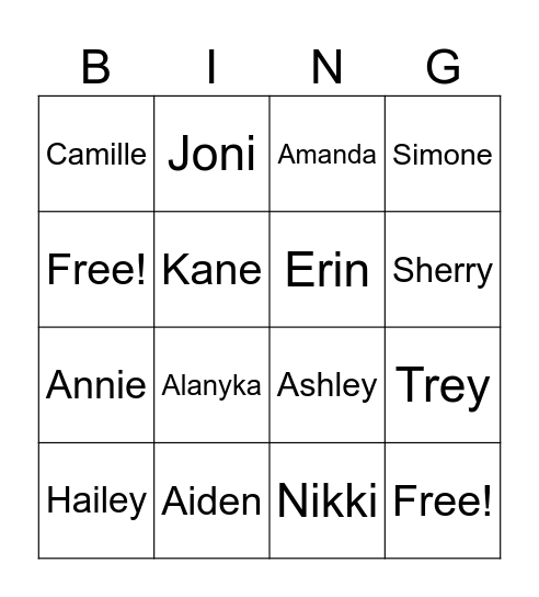 SPRING 2025 NMSM Bingo Card