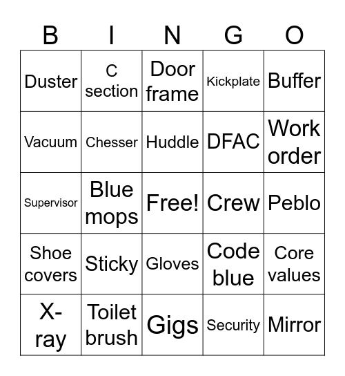 EPSI Bingo Card