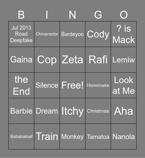 Brian Monett Starts On-Screen Scene in Beginning Bingo Card