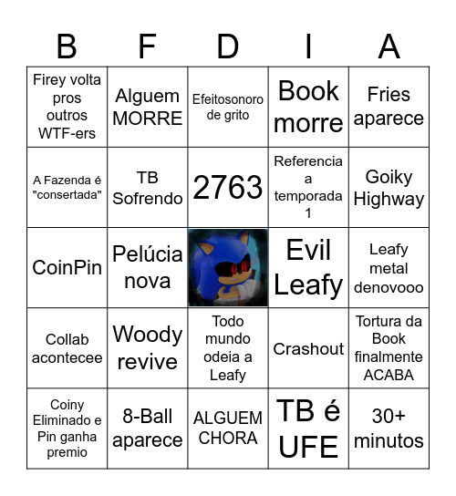 bfidia 22 Bingo Card