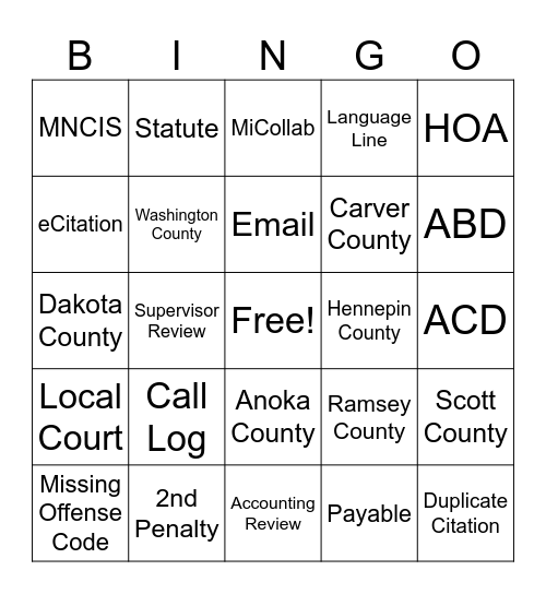 2025 CPC Annual Meeting Bingo Card