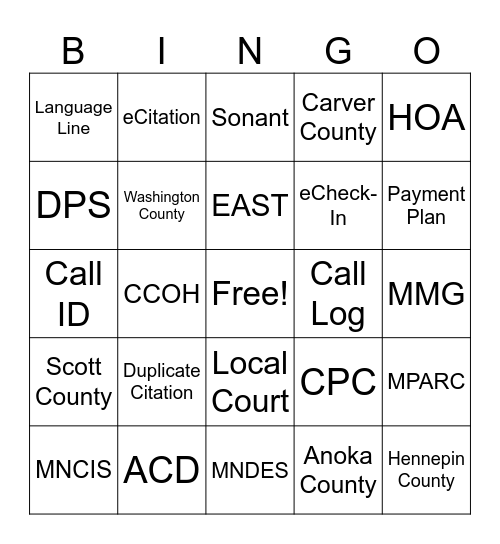 CPC 2025 Annual Meeting Bingo Card