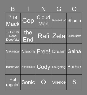 Brian Monett Starts On-Screen in Scene: 64 Bingo Card