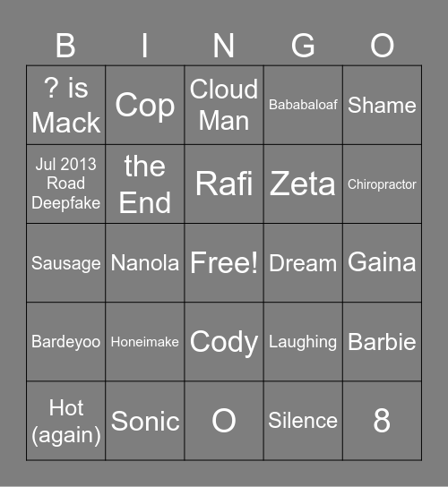 Brian Monett Starts On-Screen in Scene: 64 Bingo Card