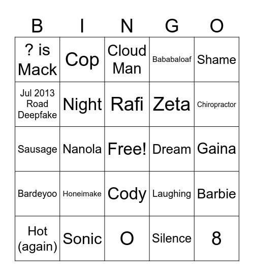 Brian Monett Starts On-Screen in Scene: 64 Bingo Card