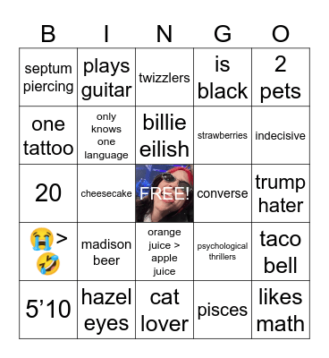 beerssoblue Bingo Card