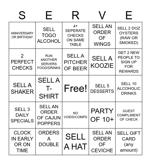 REAL BINGO Card