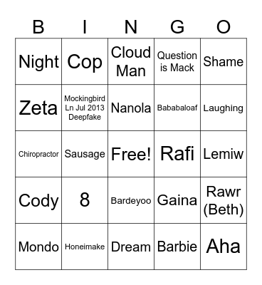 Bambam Brian Monett Starts On-Screen in Scene: Bingo Card