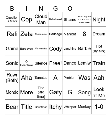 Bambam Brian Monett Starts On-Screen in Scene: Bingo Card