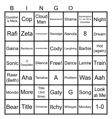 Bambam Brian Monett Starts On-Screen in Scene: Bingo Card