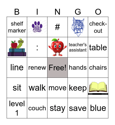 Library BINGO Card