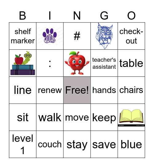 Library BINGO Card