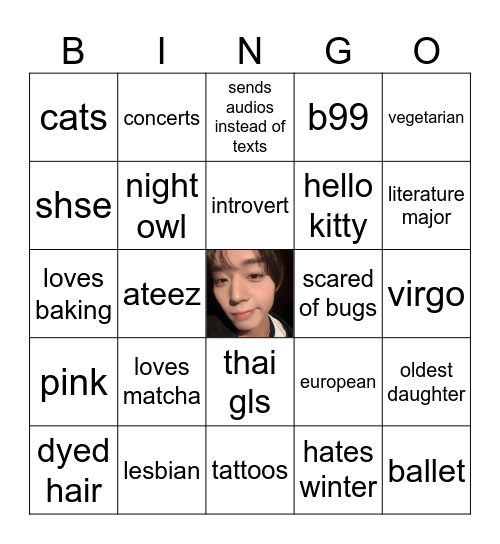 cee’s bingo Card