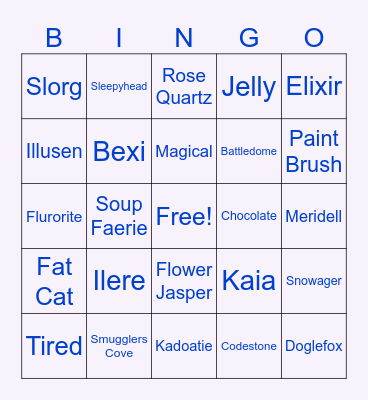🌟🌚Melatonin Bingo😶‍🌫️😴 Bingo Card