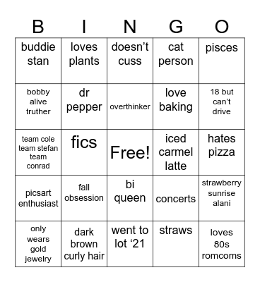 911rry Bingo Card