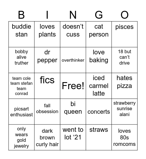 911rry Bingo Card