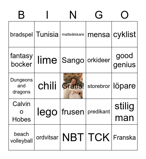 Josef Bingo! Bingo Card