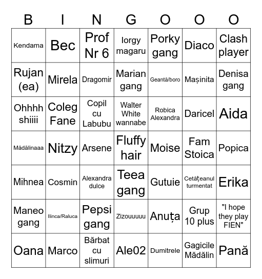 Bâlci CDA 2025 Bingo Card